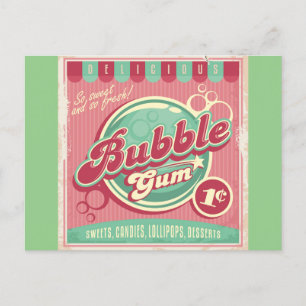 Bubble Gum Postcard
