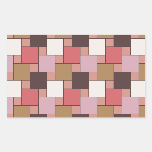 Bubble Gum Sorbet Rectangular Sticker (Front)