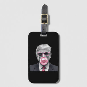 Bubble Gum Trump Donald Trump 2024 Vote for Trump Luggage Tag