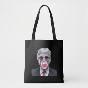 Bubble Gum Trump Donald Trump 2024 Vote for Trump  Tote Bag