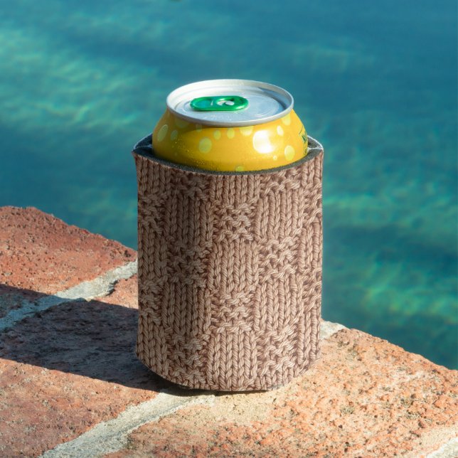 Bubble Knit Stitch Pattern by Shirley Taylor Can Cooler (In Situ Pool)