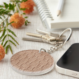 Bubble Knit Stitch Pattern by Shirley Taylor Key Ring