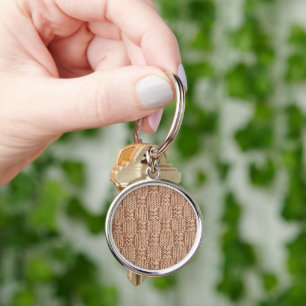 Bubble Knit Stitch Pattern by Shirley Taylor Key Ring
