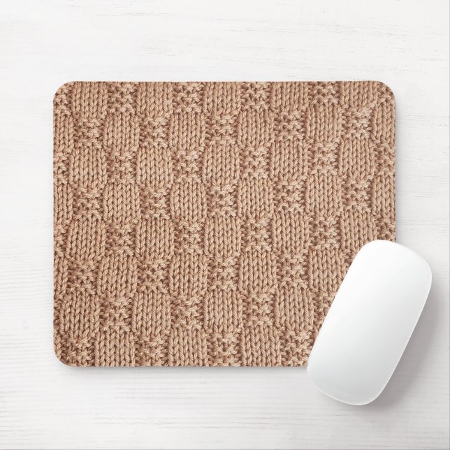 Bubble Knit Stitch Pattern by Shirley Taylor Mouse Pad (With Mouse)