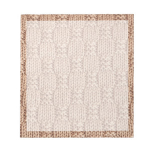 Bubble Knit Stitch Pattern by Shirley Taylor Notepad