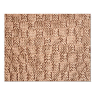 Bubble Knit Stitch Pattern by Shirley Taylor Photo Print
