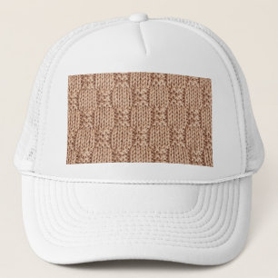 Bubble Knit Stitch Pattern by Shirley Taylor Trucker Hat