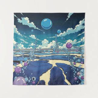 Bubble Landscape Wall Art Tapestry 
