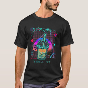 Bubble Milk Tea Boba Cute Kawaii Aesthetic Vaporwa T-Shirt