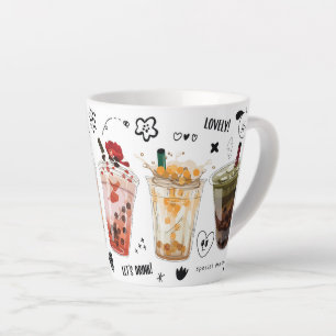  Bubble milk tea Latte Mug