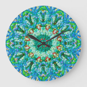 Bubble-Mosaic Clock I