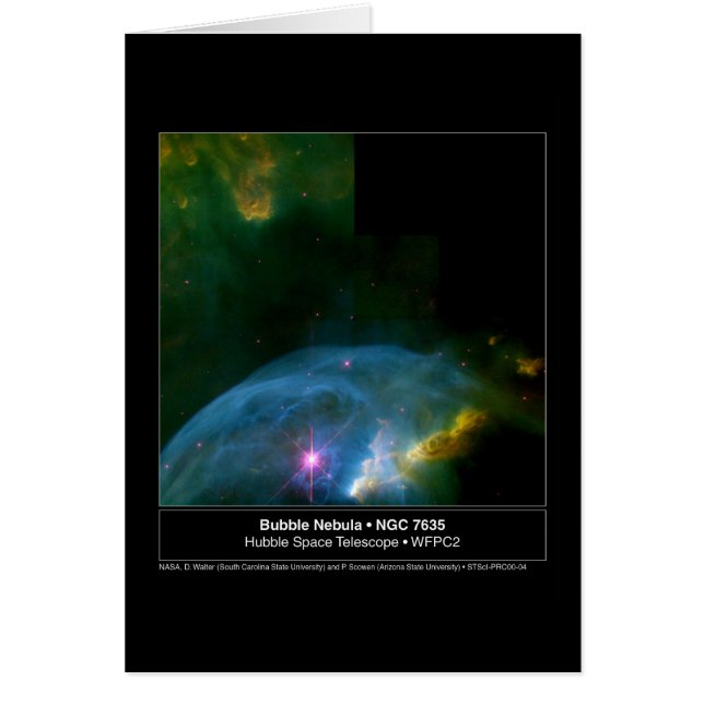 Bubble Nebula 7635 Hubble Telescope (Front)