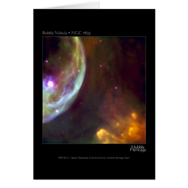 Bubble Nebula - NGC 7635 Hubble Telescope (Front)