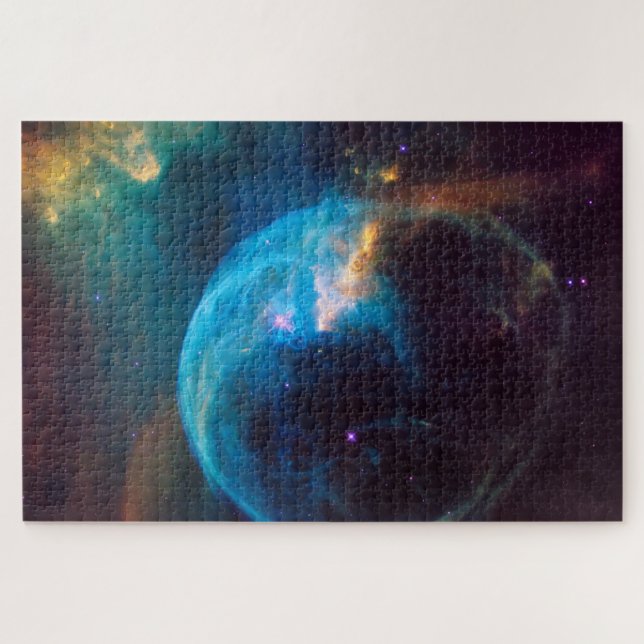 Bubble Nebula Space Astronomy Cosmic Jigsaw Puzzle (Horizontal)
