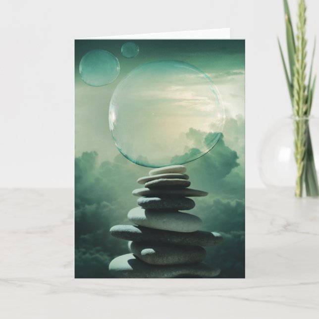 Bubble on Stones Card (Front)
