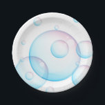Bubble Paper Plates, 7" Plate<br><div class="desc">Luca theme,  Underwater theme.</div>