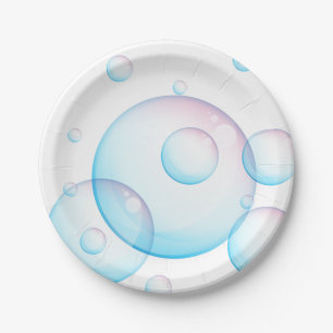 Bubble Paper Plates, 7" Plate