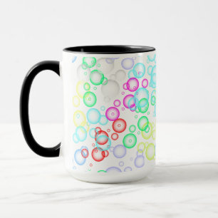 bubble pattern 02.b White BG Mug