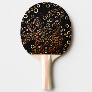 Bubble Pattern Ping Pong Paddle