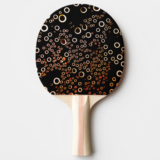 Bubble Pattern  Ping Pong Paddle (Front)