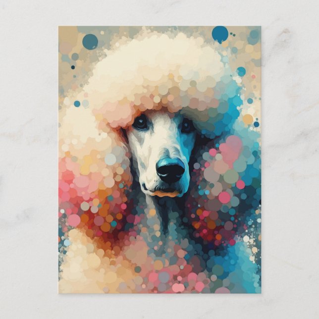 Bubble Poodle Postcard (Front)