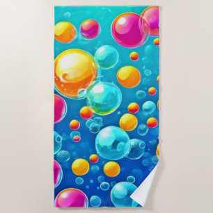 Bubble Pop Delight Beach Towel
