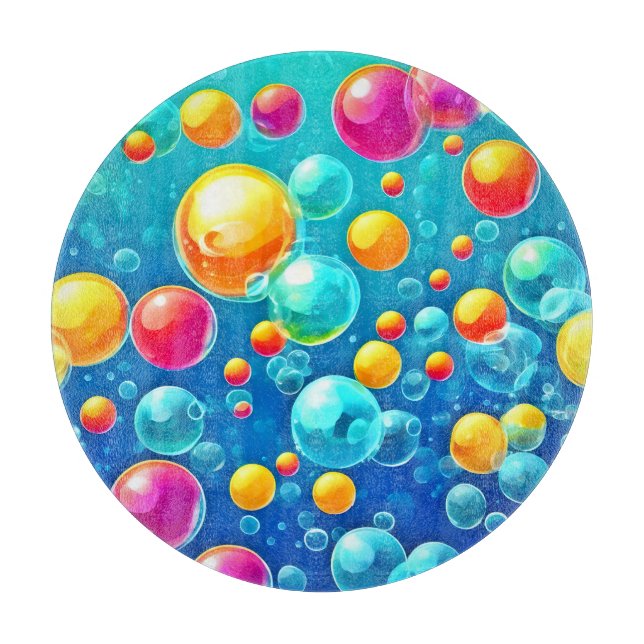 Bubble Pop Delight Cutting Board (Front)