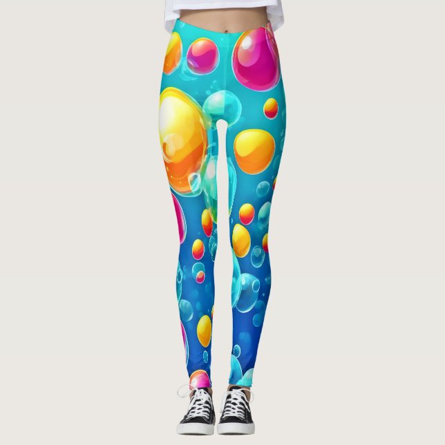 Bubble Pop Delight Leggings (Front)