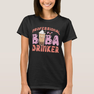 Bubble Professional Boba Drinker Tea T-Shirt