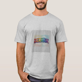 Bubble Rainbow "Derrick" 3D Typography T-Shirt