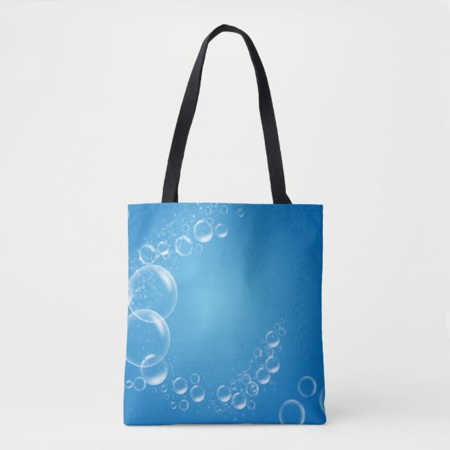 Bubble & Speech Bubble Coffee Mug Tote Bag (Front)