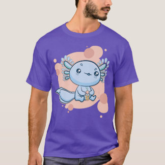 Bubble Tea Axolotl Boba Milk Kawaii Anime Pastel G T-Shirt
