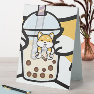 Bubble Tea Boba Corgi