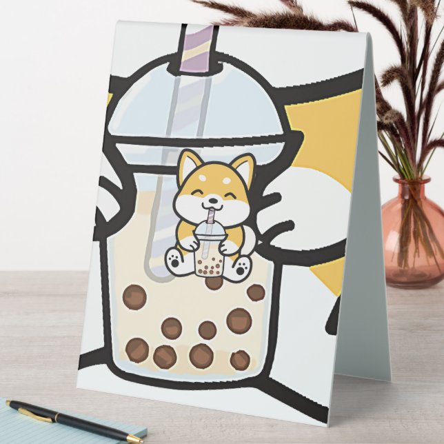 Bubble Tea Boba Corgi (In SItu (Table))