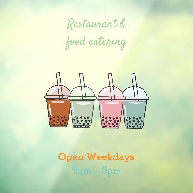 Bubble tea cartoon illustration (Sheet 3)