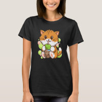 Bubble Tea Cat Boba Tea Drinker Tapioca Balls cat
