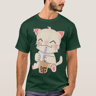 Bubble Tea, Cute Cat, Kawaii, Boba Tea T-Shirt