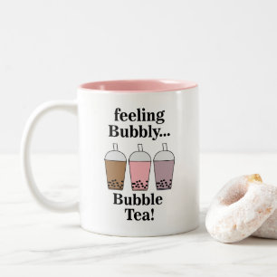 Bubble Tea Funny Two-Tone Coffee Mug