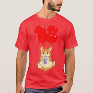 Bubble Tea Hamster - 18th Birthday - Kids Balloon  T-Shirt