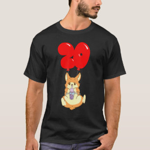 Bubble Tea Hamster 20th Birthday Kids Balloon Pa T-Shirt