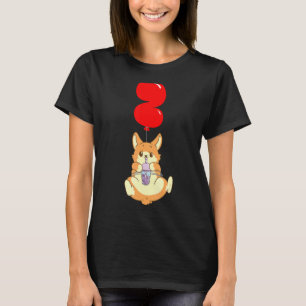 Bubble Tea Hamster   2nd Birthday   Kids Balloon P T-Shirt