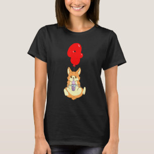 Bubble Tea Hamster 4th Birthday Kids Balloon Par T-Shirt