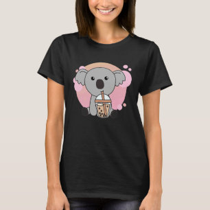 Bubble Tea Koala With Chocolate Tea Sweet Koalas T-Shirt