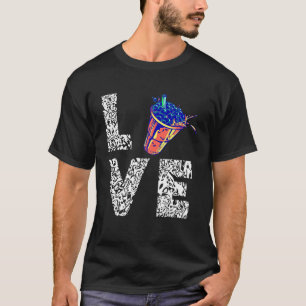 Bubble Tea Love Tapioca Pearl Boba Tea Sweet Drink T-Shirt