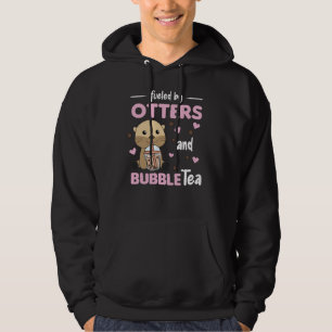 Bubble Tea Otter Chocolate Sweet Animals Boba Hoodie
