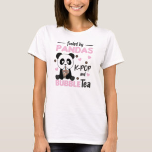 Bubble Tea Panda Chocolate K-Pop And Boba T-Shirt