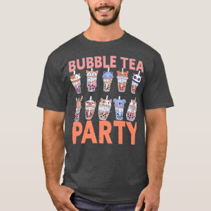 Bubble Tea Party Funny Boba Tea Kawaii 510 T-Shirt