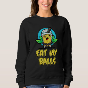 Bubble Tea Pearls Bubble Tea Makes Me Happy Boba B Sweatshirt