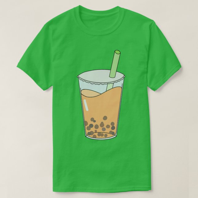 bubble tea thai milk tea T-Shirt (Design Front)