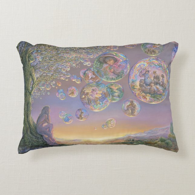 "Bubble Tree" Accent Pillow (Front)